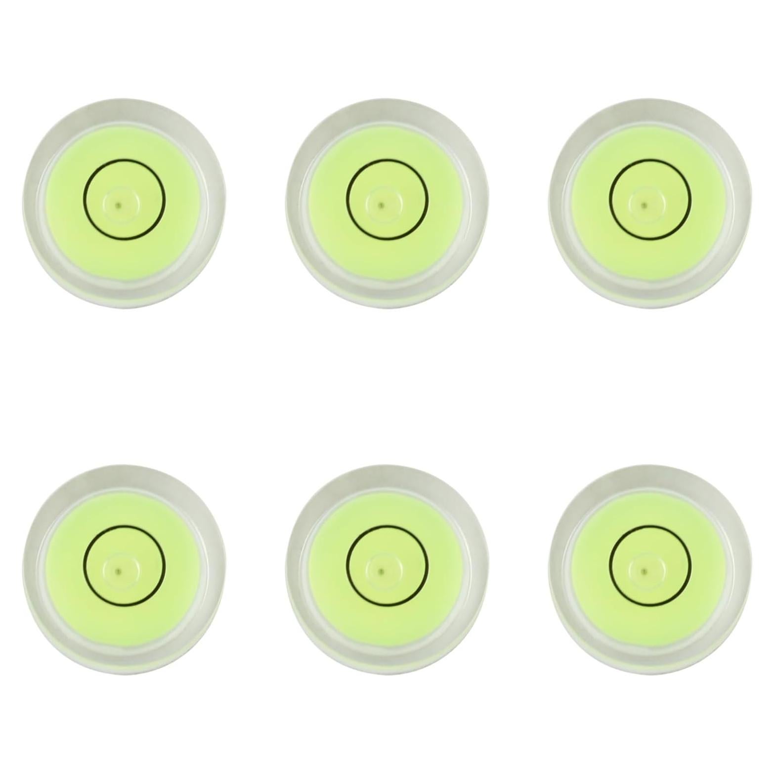 Nivel de Burbuja Circular JYK 30x11mm - 6 Piezas