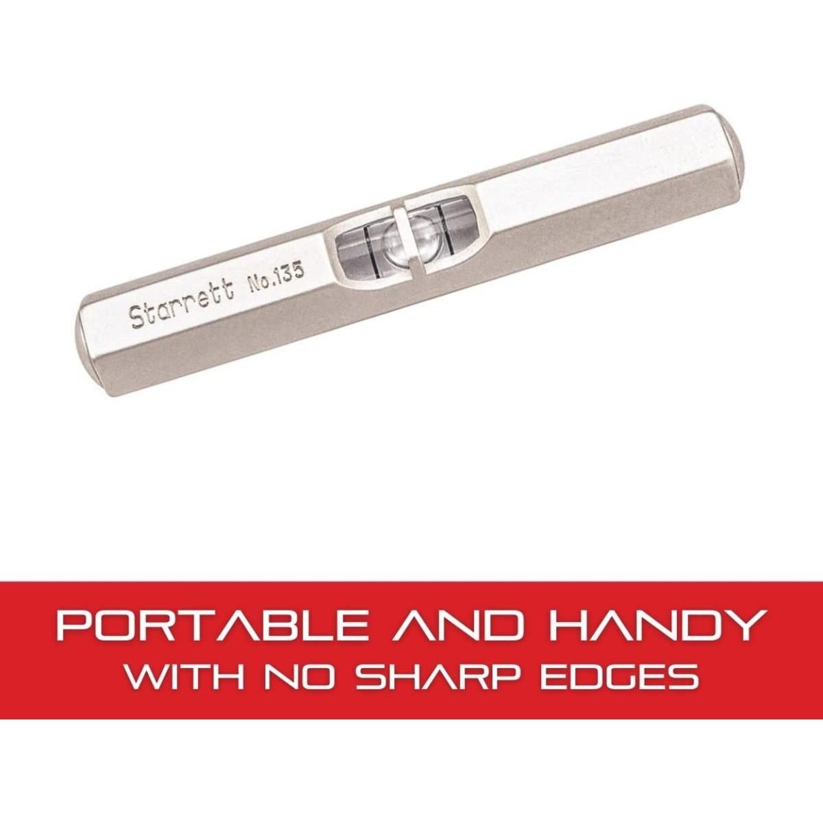 Nivel de bolsillo Starrett 135A - 6.35 cm - Niquelado