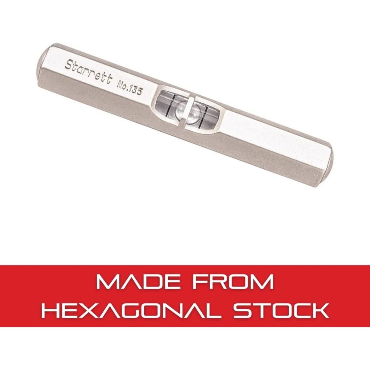 Nivel de bolsillo Starrett 135A - 6.35 cm - Niquelado