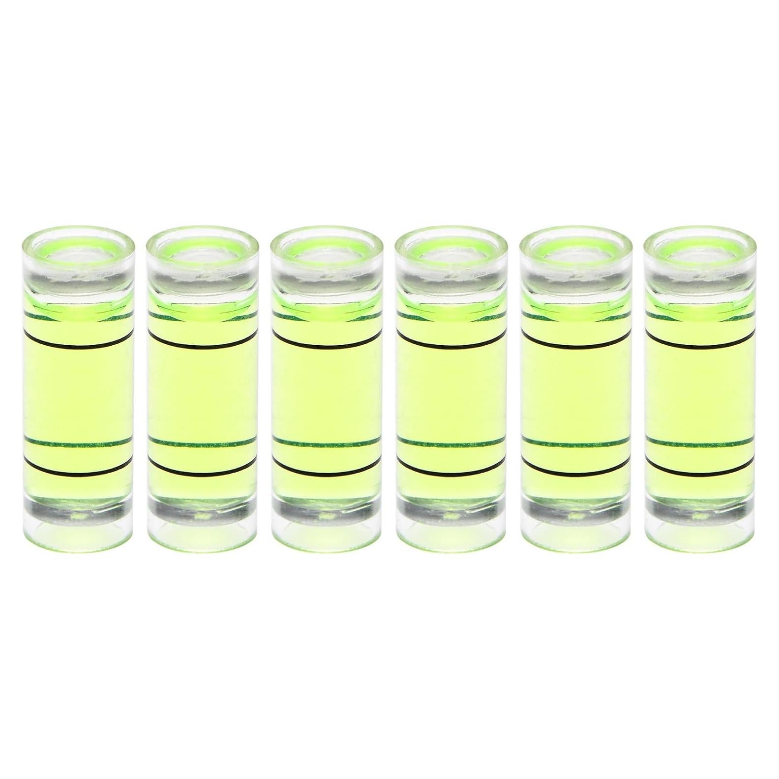 Nivel de Burbuja Cilíndrico HARFINGTON 9mm 6 Piezas Verde
