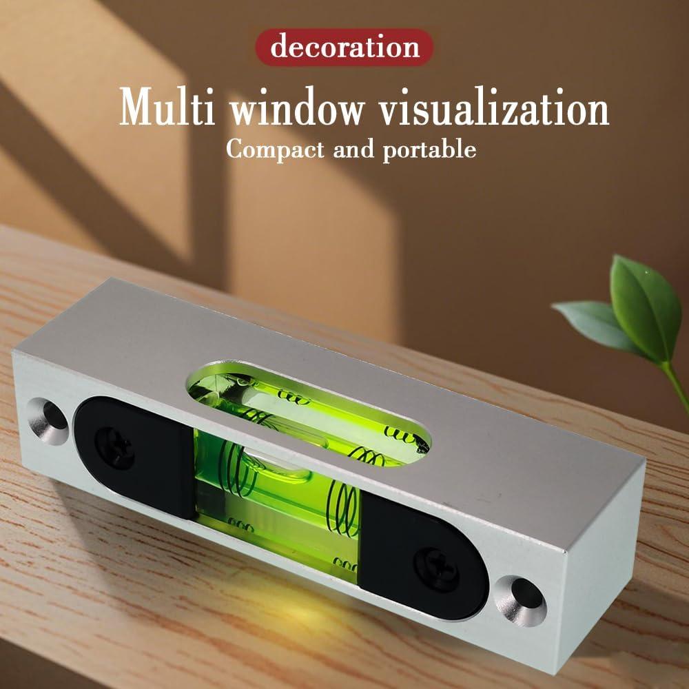 Nivel de burbuja magnético The Yan He 90mm alta precisión