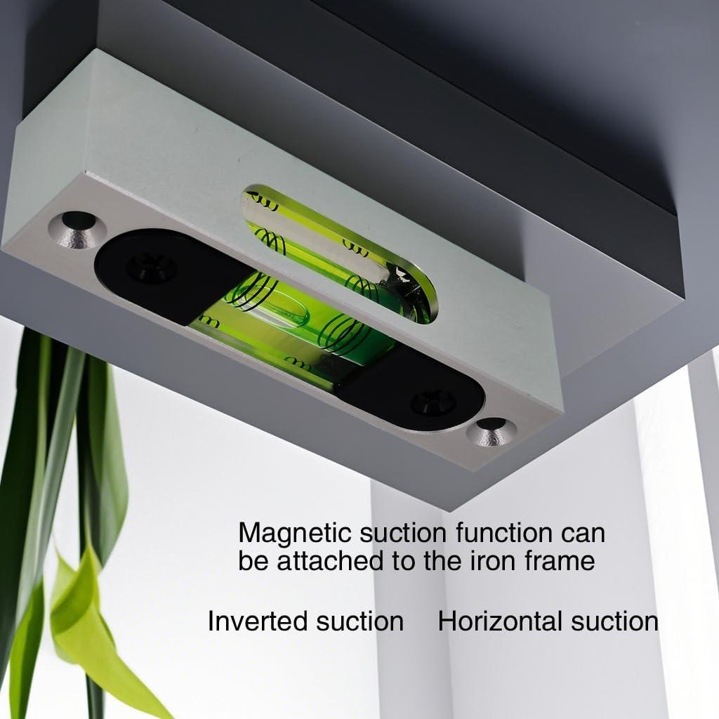 Nivel de burbuja magnético The Yan He 90mm alta precisión