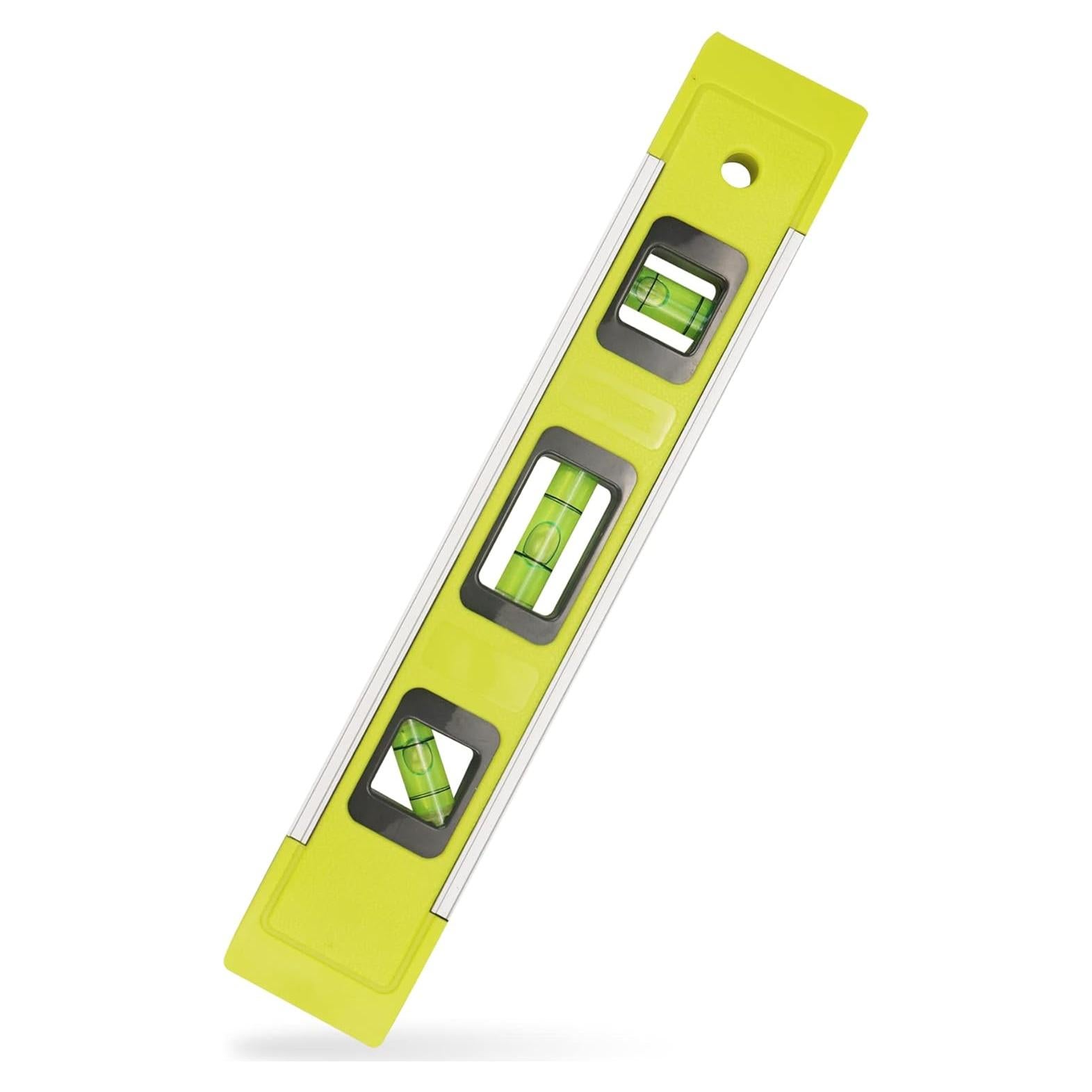 Nivel de Torpedo Magnético DIFFLIFE 225mm Aluminio Verde