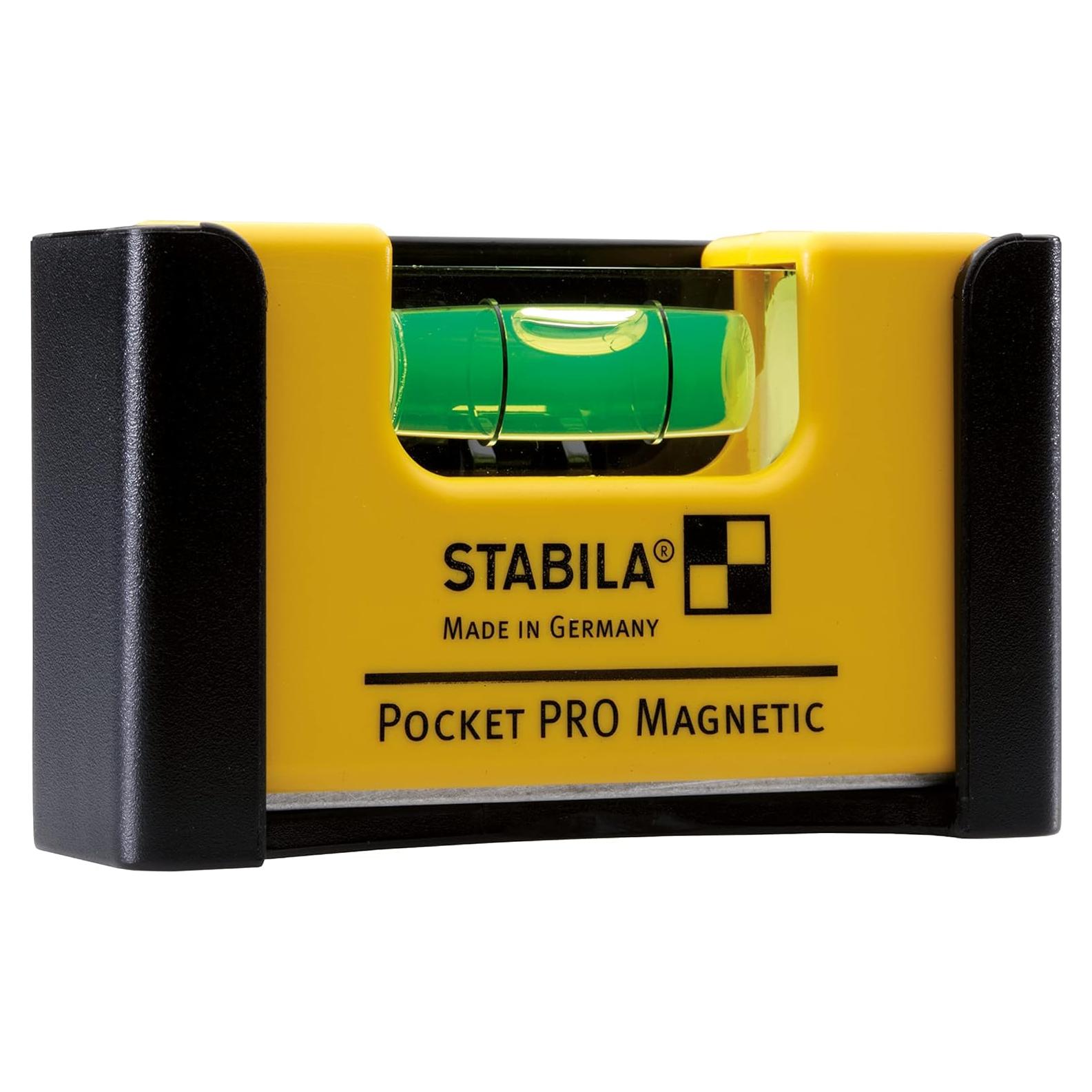 Nivel de Burbuja Pocket Pro Stabila Amarillo/Negro