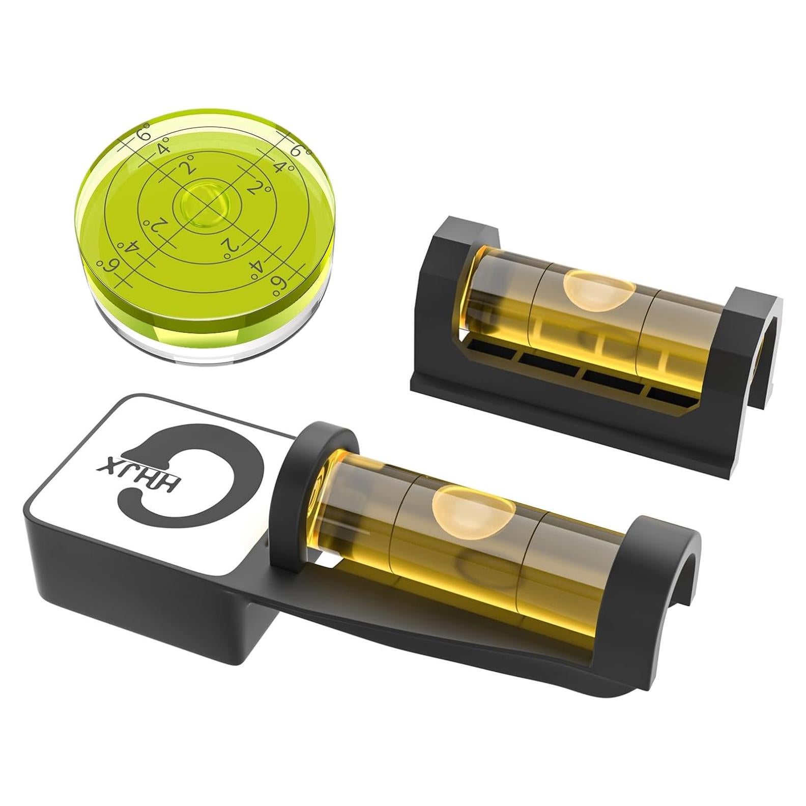 Professional Magnetic Scope Leveling Kit Scope Bubble Level Tool Scope Mounting Kit, 3 Pieces (Brown)