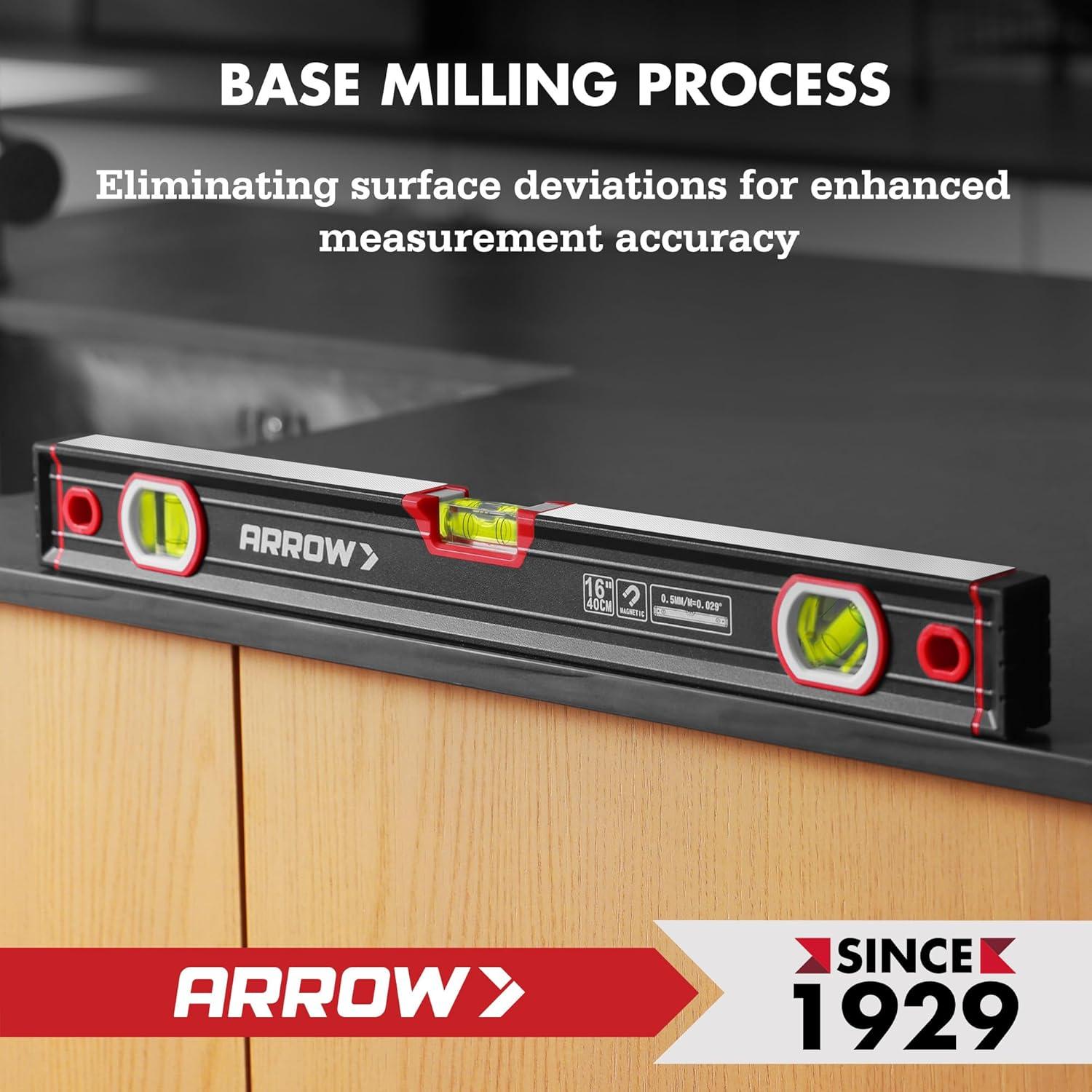 Nivel Torpedo Magnético 40.64 cm Arrow Aluminio