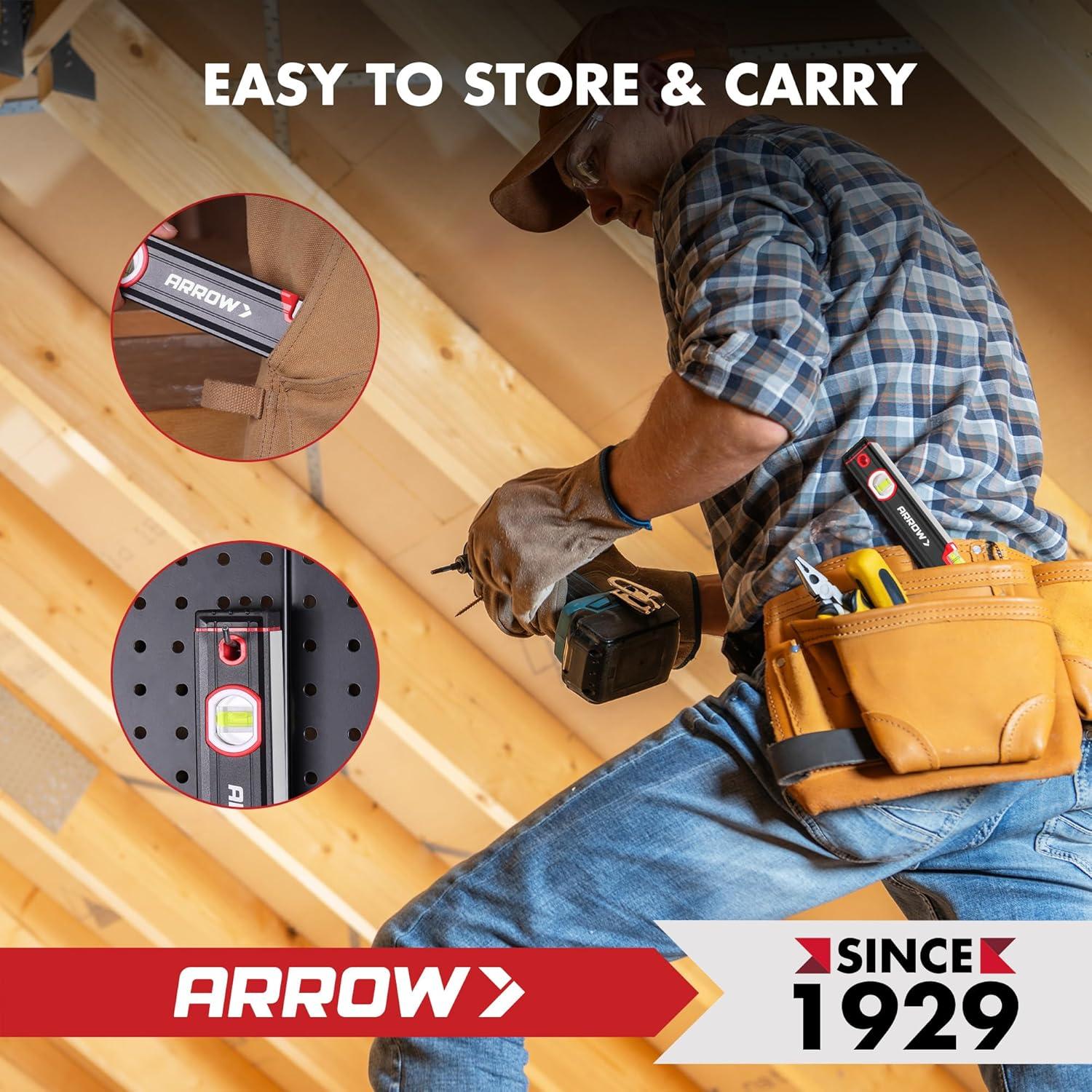 Nivel Torpedo Magnético 40.64 cm Arrow Aluminio