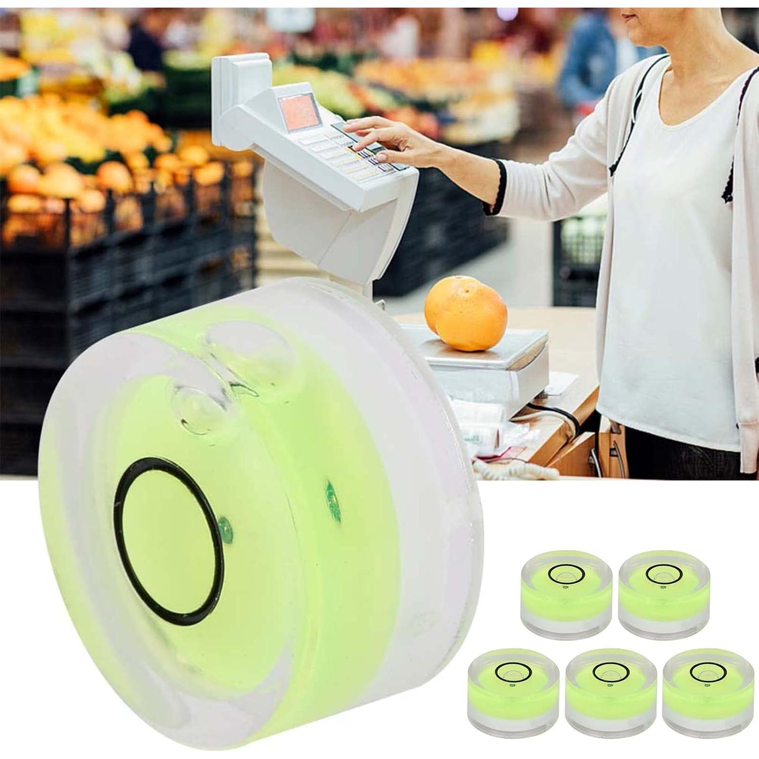 Mini Nivel de Burbuja 5 Piezas AYNEFY 15mm ABS Transparente