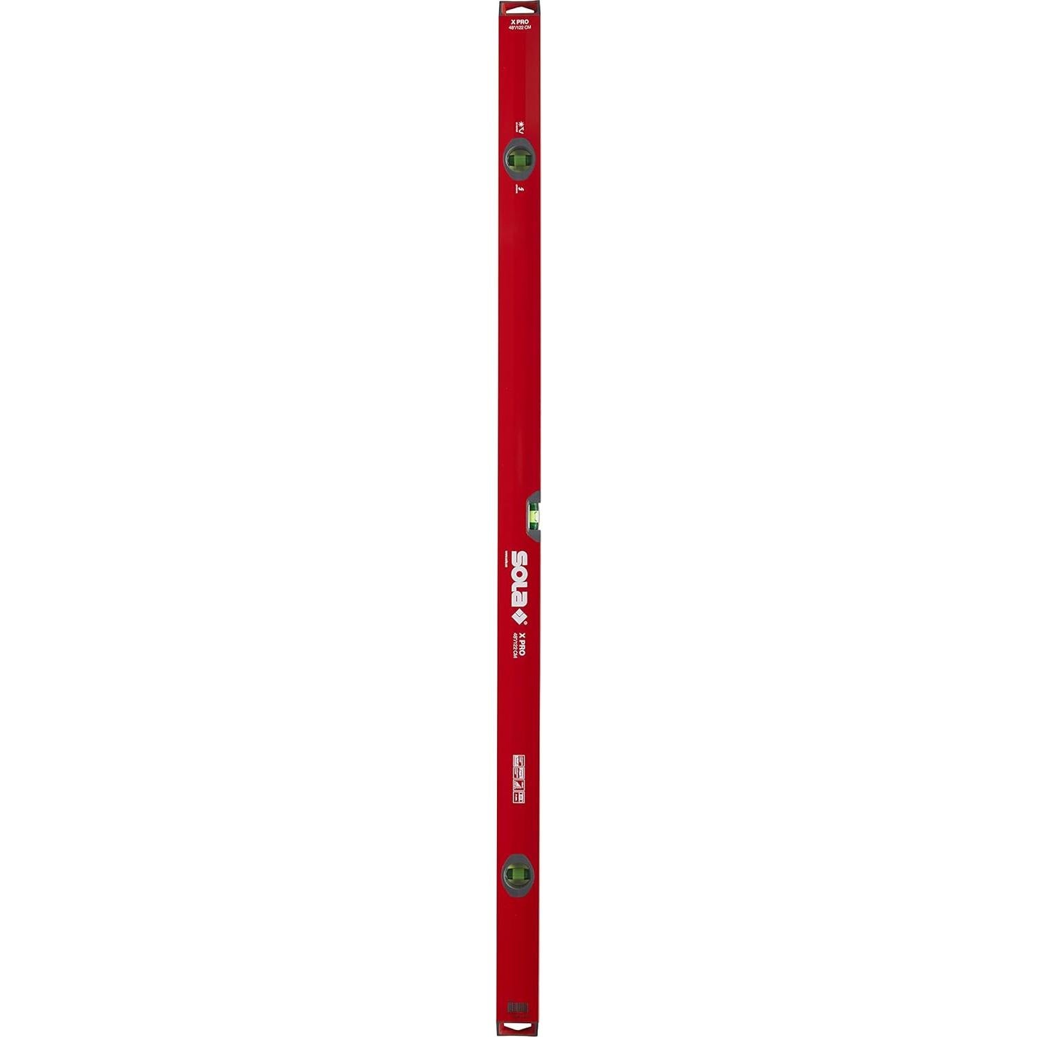 Juego de Niveles de Burbuja SOLA LSX482410 Aluminio 10-24-48 cm