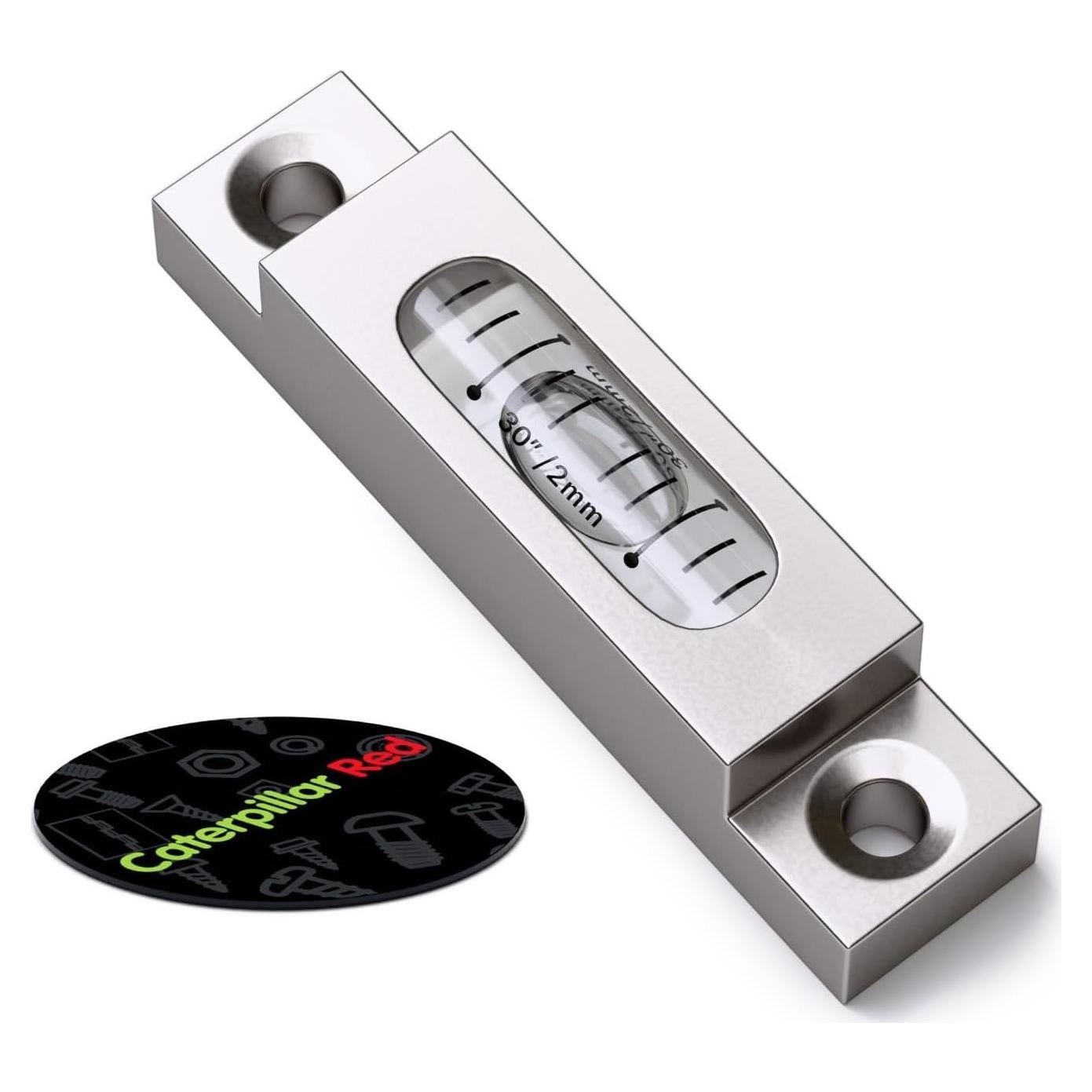 Nivel de Burbuja Espiritual Caterpillar Red 66mm Claro