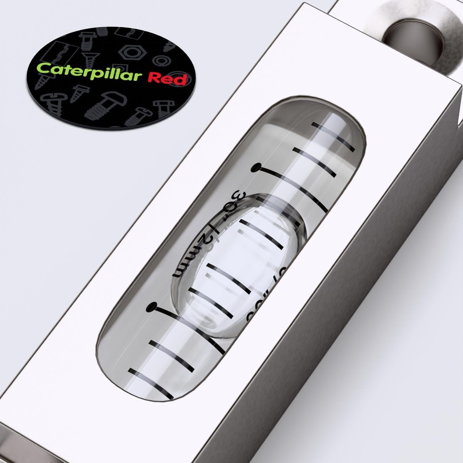 Nivel de Burbuja Espiritual Caterpillar Red 66mm Claro