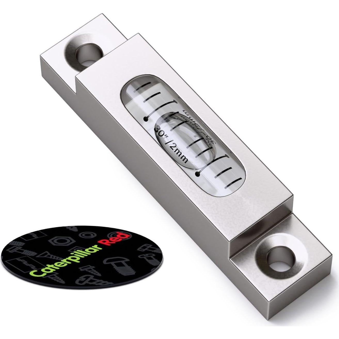 Nivel de Burbuja Espiritual Caterpillar Red 66mm Claro