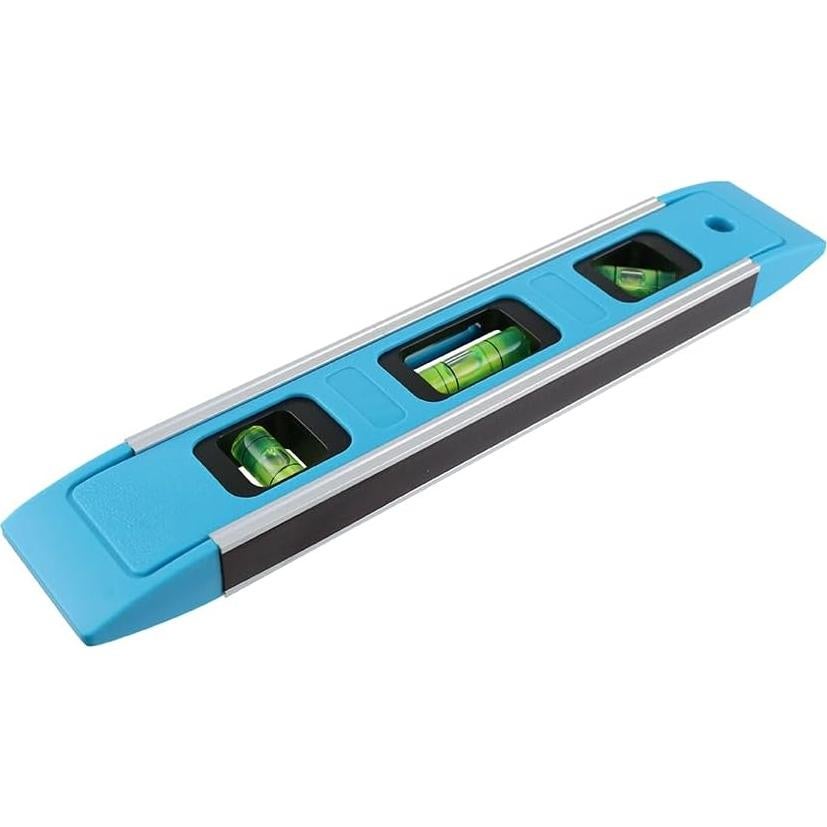 Nivel Torpedo Magnético 22.86 cm Genérico con 3 Viales