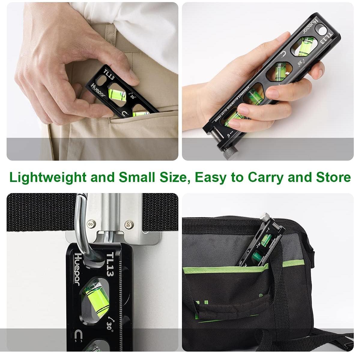 Nivel Torpedo Huepar TL13 Magnético 15.7 cm 4 Viales