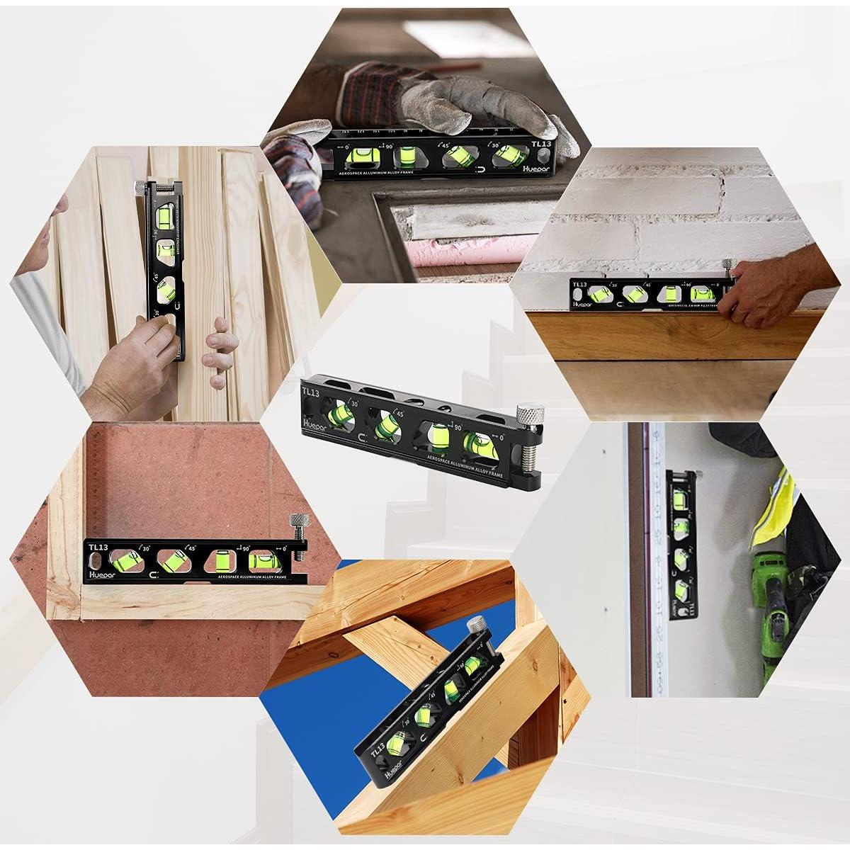 Nivel Torpedo Huepar TL13 Magnético 15.7 cm 4 Viales