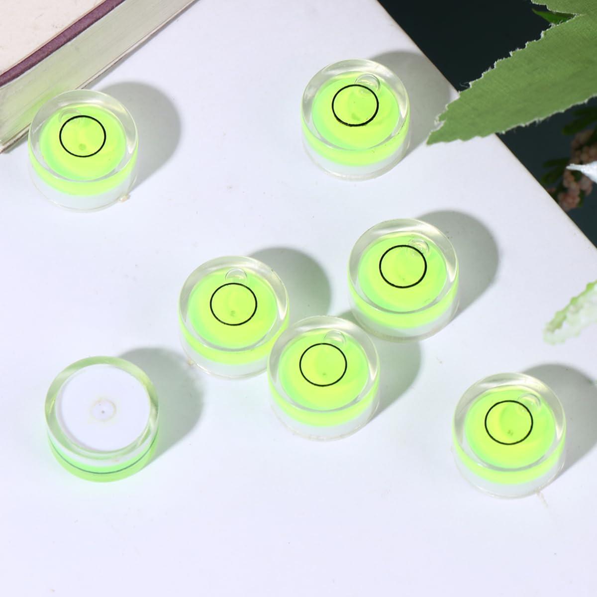 Nivel de Burbuja Circular ULTECHNOVO 18x9mm Verde - 10 Pcs