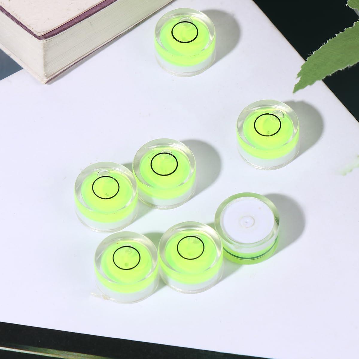 Nivel de Burbuja Circular ULTECHNOVO 18x9mm Verde - 10 Pcs