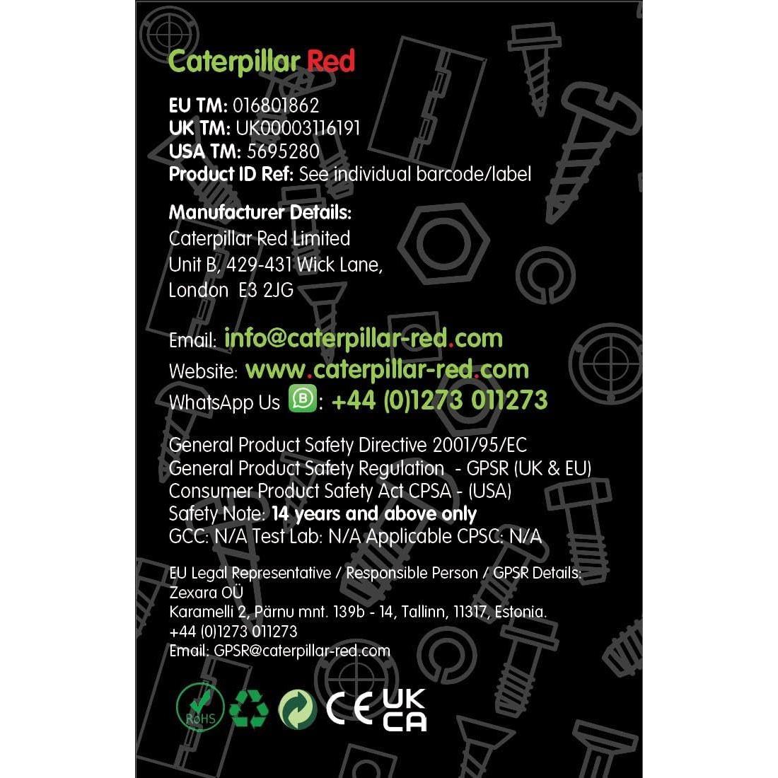 Nivel de Burbuja Magnético Circular Caterpillar Red 60mm Verde