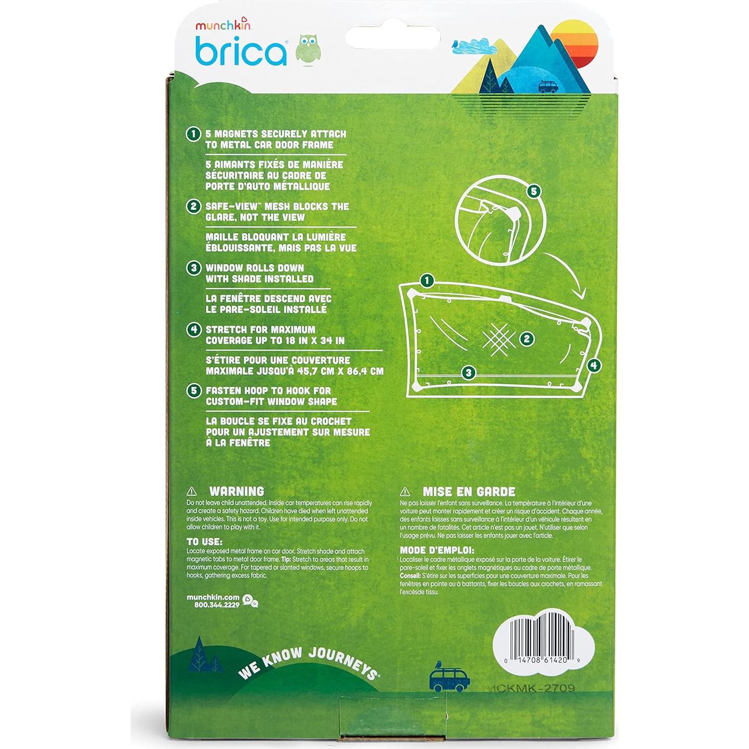 Funda Solar Magnética Ajustable Munchkin Negra 35.56x71.12cm