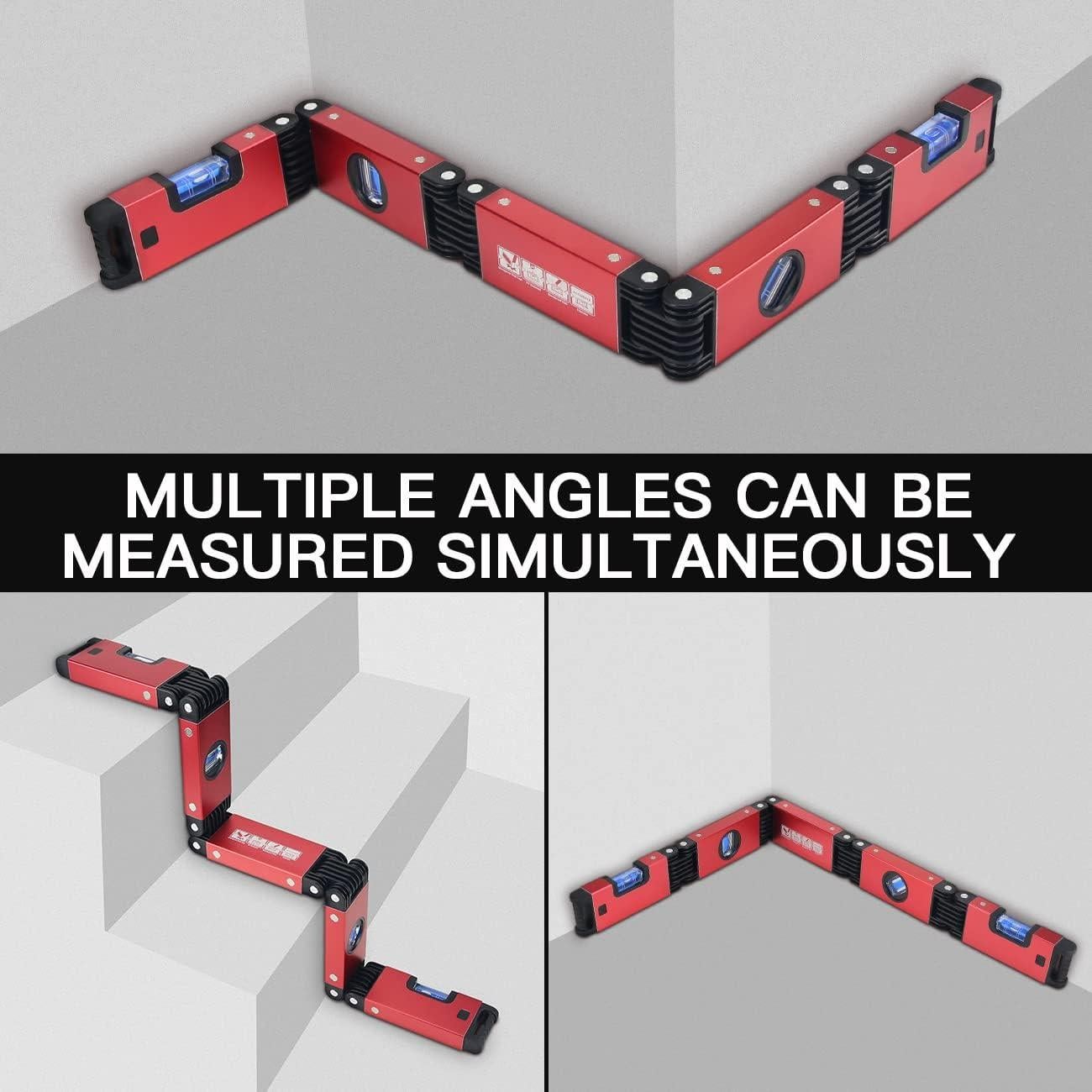 Nivel Plegable Multifuncional MiYee 71.12 cm 4 Burbujeas