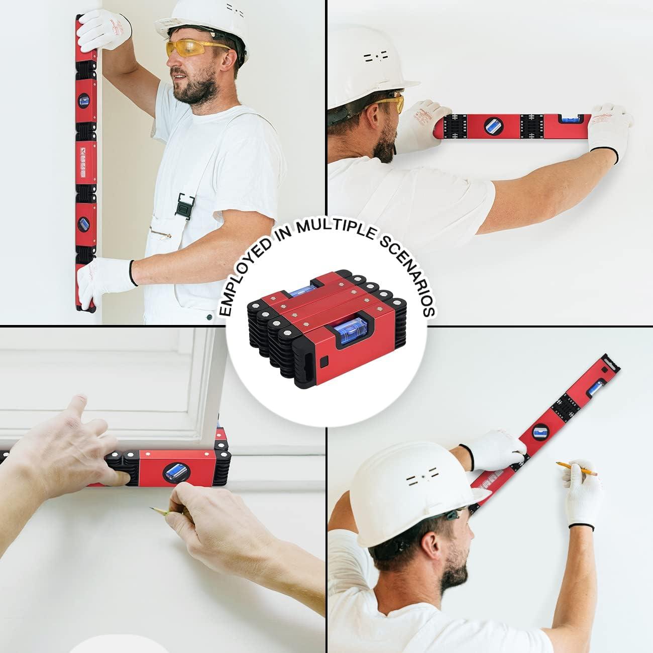 Nivel Plegable Multifuncional MiYee 71.12 cm 4 Burbujeas