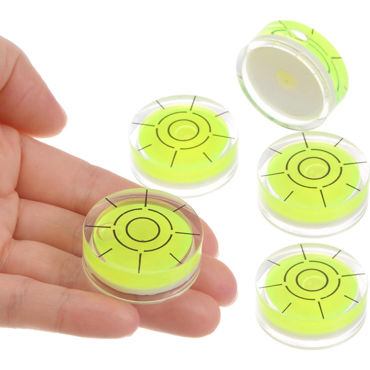 5 Niveles de Burbuja Redondos 32mm Kozelo - Herramientas de Nivelación