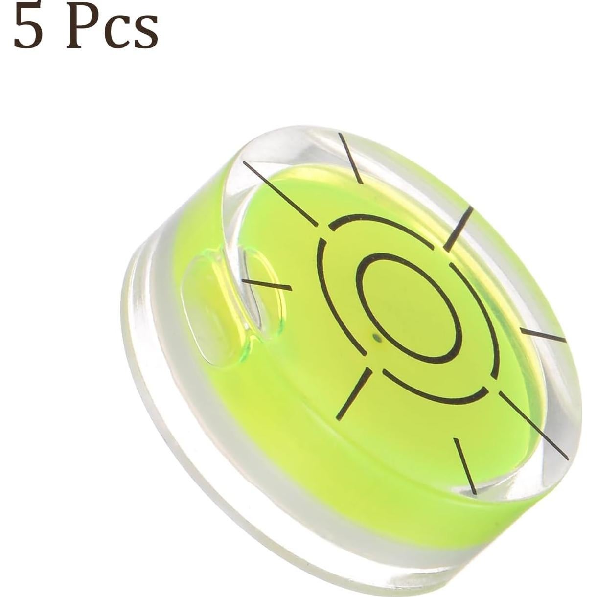 5 Niveles de Burbuja Redondos 32mm Kozelo - Herramientas de Nivelación