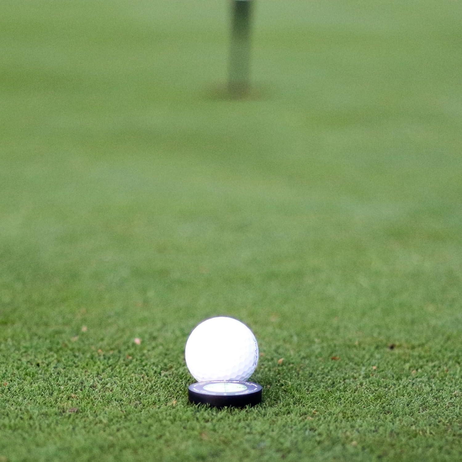 Marcador de Pelotas de Golf A-ONE con Nivel de Espíritu y Alineación