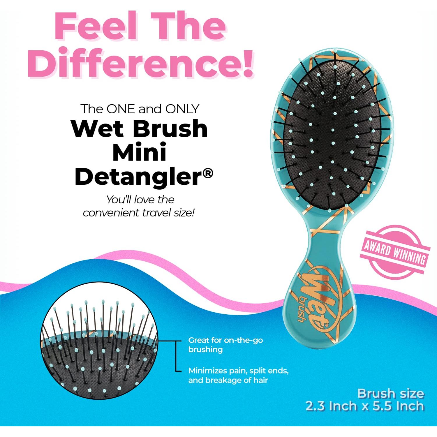 Cepillo Desenredante Mini Wet Brush Squirt Océano - Cerda IntelliFlex