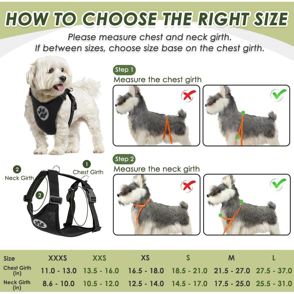 Arnés de Seguridad para Perros SlowTon Ajustable Negro XXXS