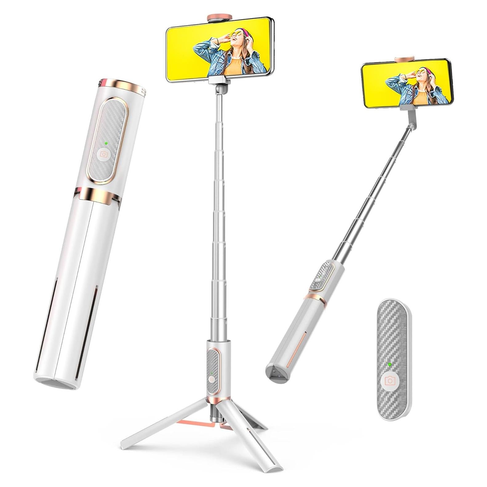 Trípode Selfie Stick JUYOUYI Bluetooth Plegable 83.82 cm