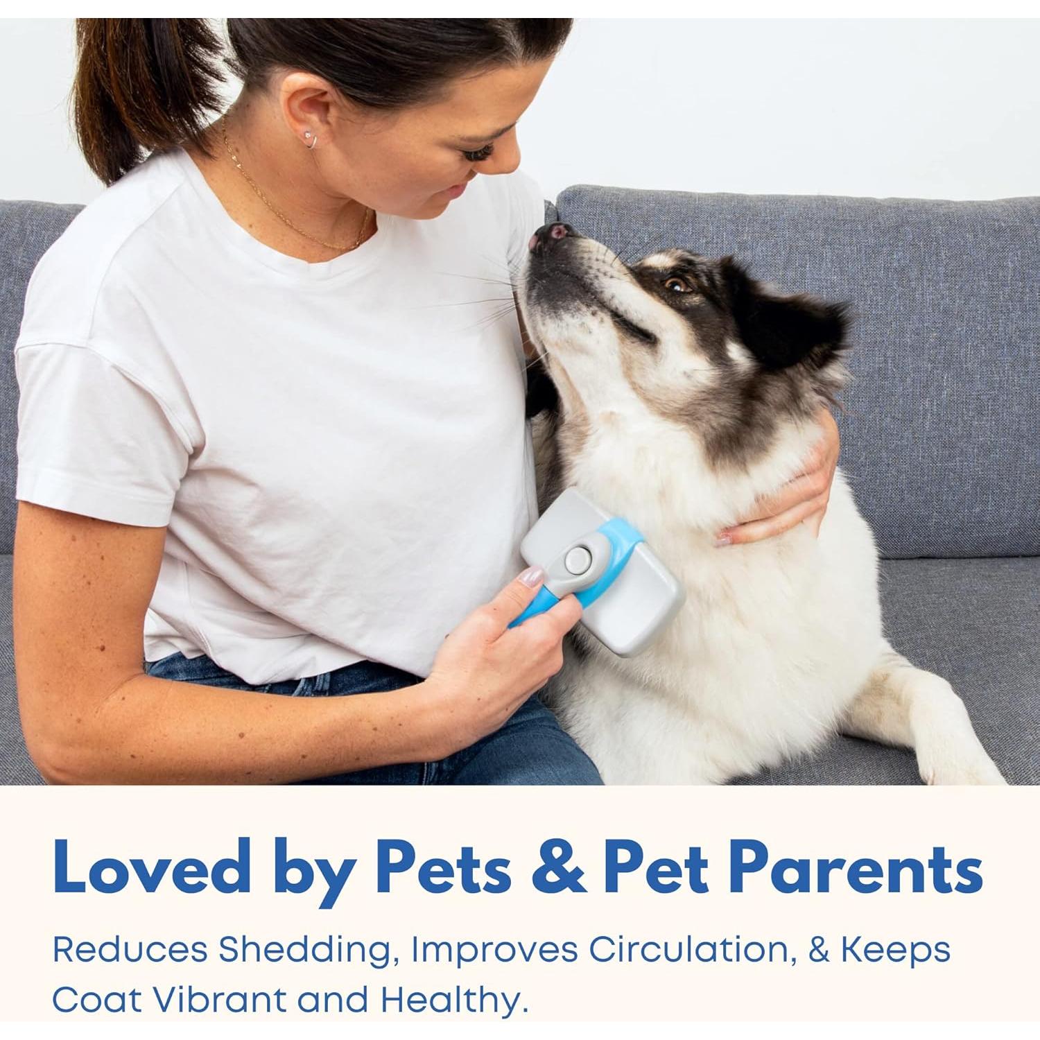 Cepillo Autolimpiante para Perros y Gatos Freshly Bailey - Pelo Medio a Largo