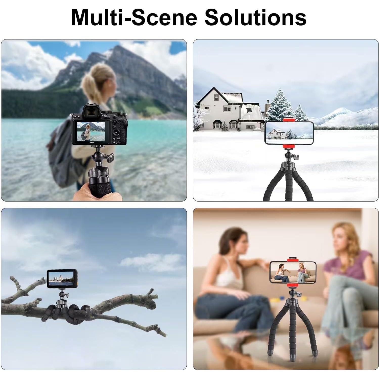 Trípode Flexible Portátil Aitteel ATAY-11 para Teléfono Móvil