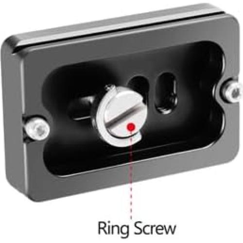 Placa de Liberación Rápida Manbily PU-60 Aluminio 60x38mm Paquete de 2