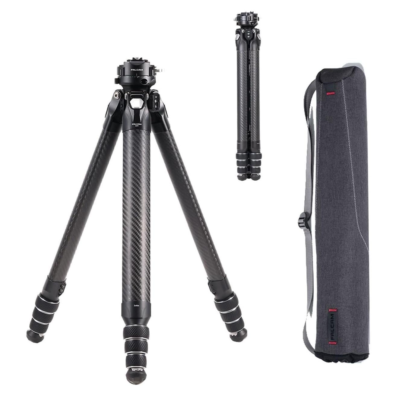 Trípode de Viaje Falcam F38 Pro 1.95kg 61" Fibra de Carbono