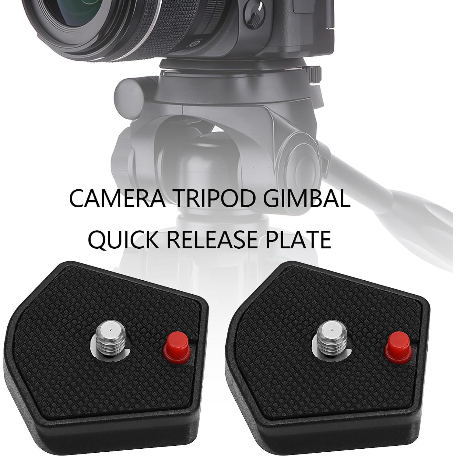 2 Piezas Placa de Liberación Rápida Manfrotto 785PL para Trípode