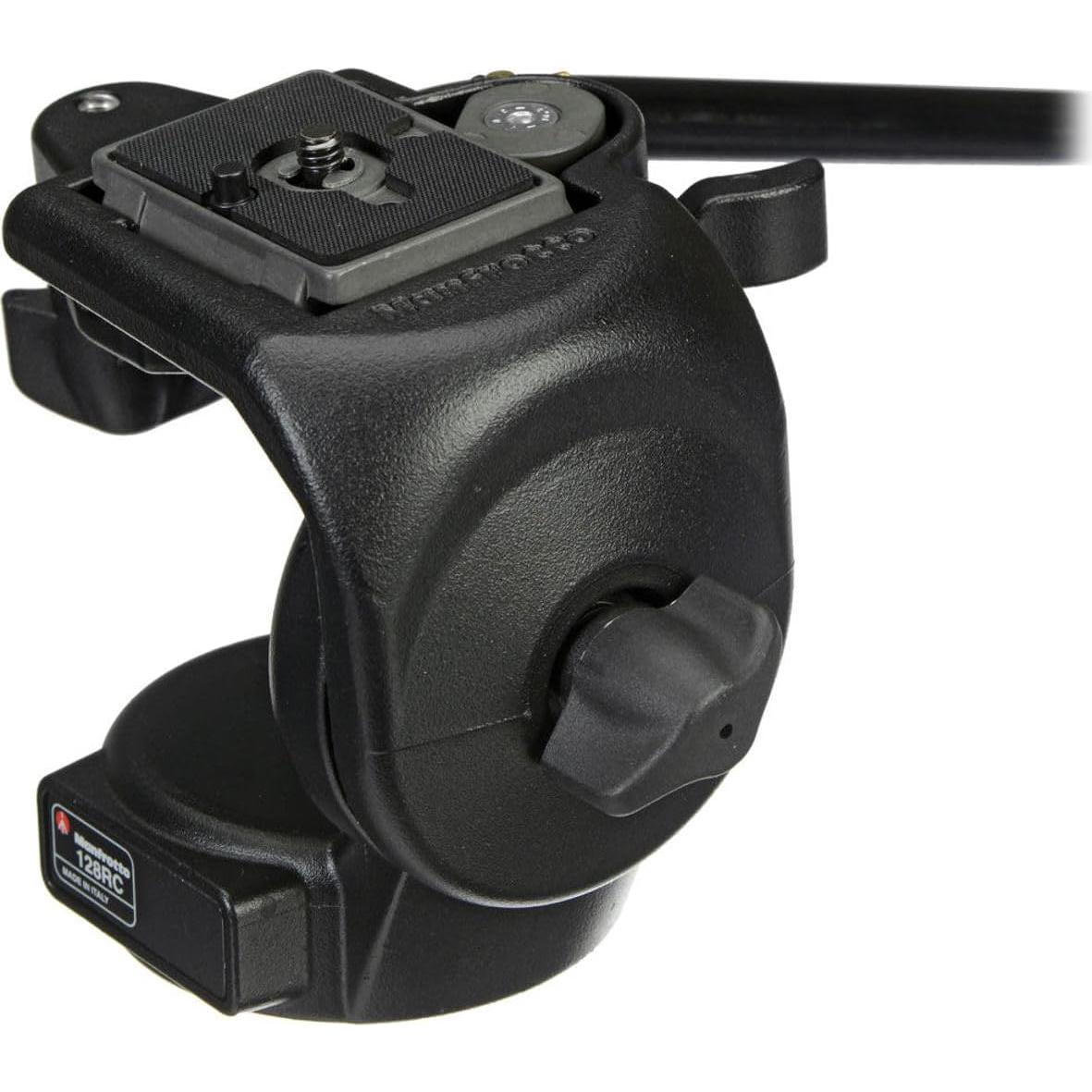 Cabezal de Fluido Manfrotto 128RC con Placa Rápida 200PL