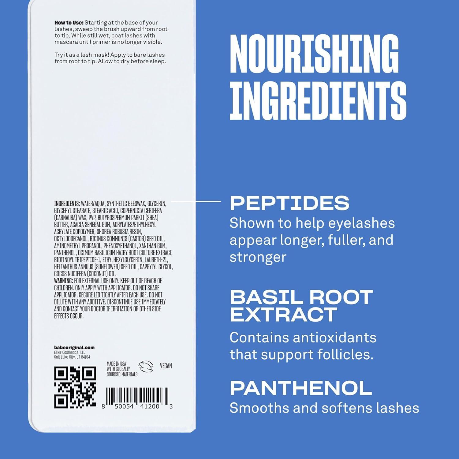 Máscara de Pestañas Babe Original con Péptidos 32g