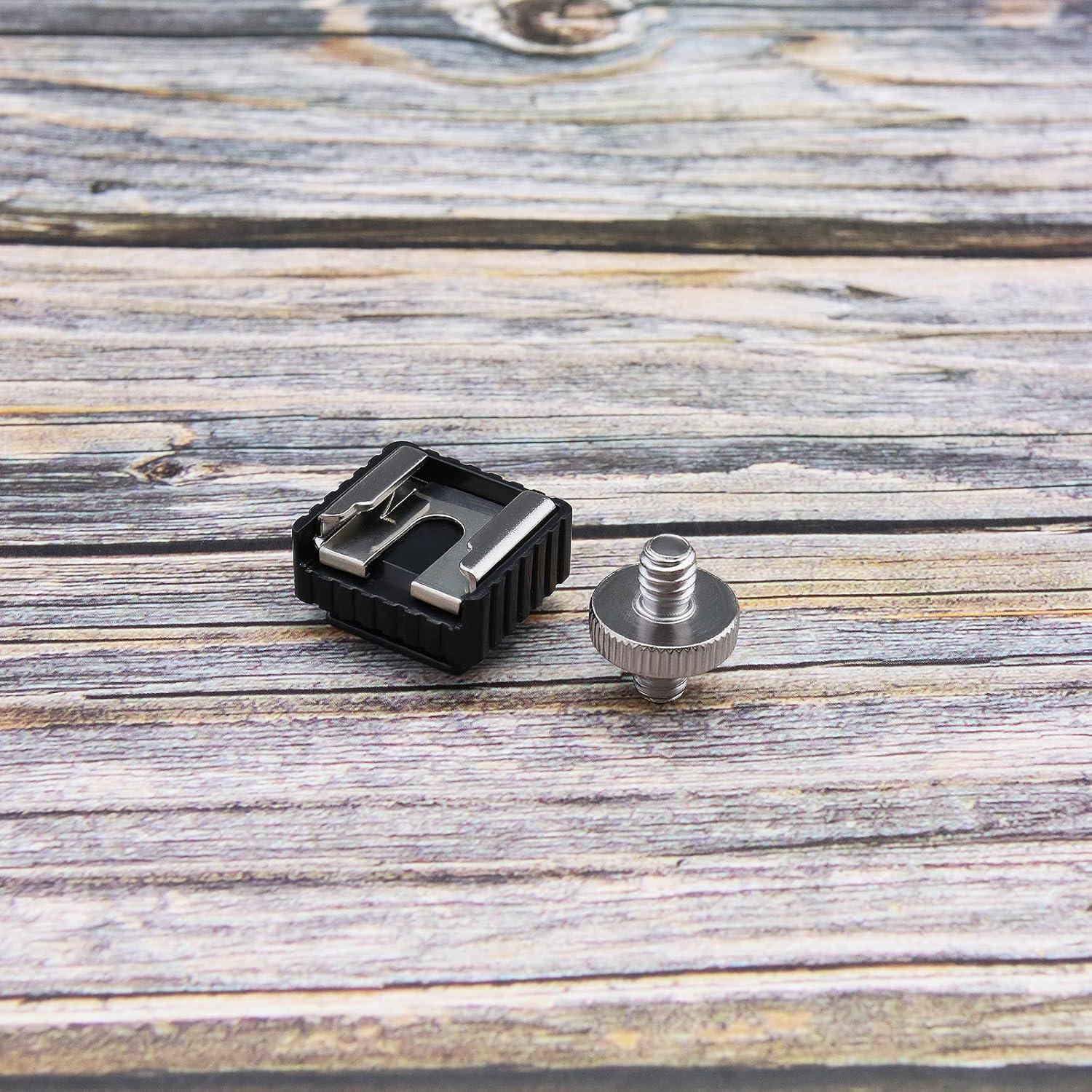 Adaptador de zapata caliente 2PCS Micro Traders 1/4"-20