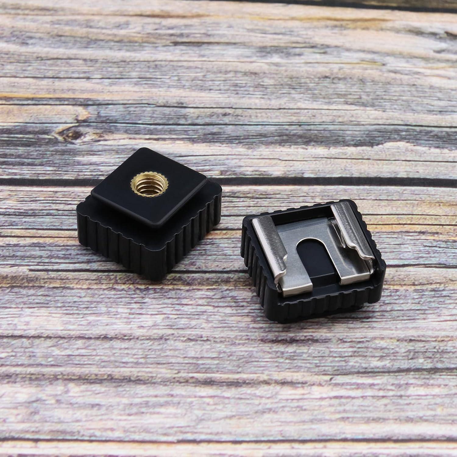Adaptador de zapata caliente 2PCS Micro Traders 1/4"-20
