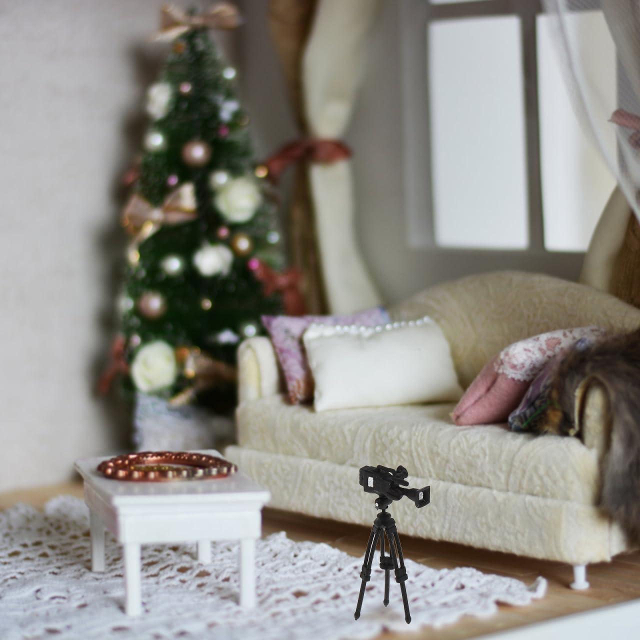 Soporte de trípode miniatura ifundom para casas de muñecas