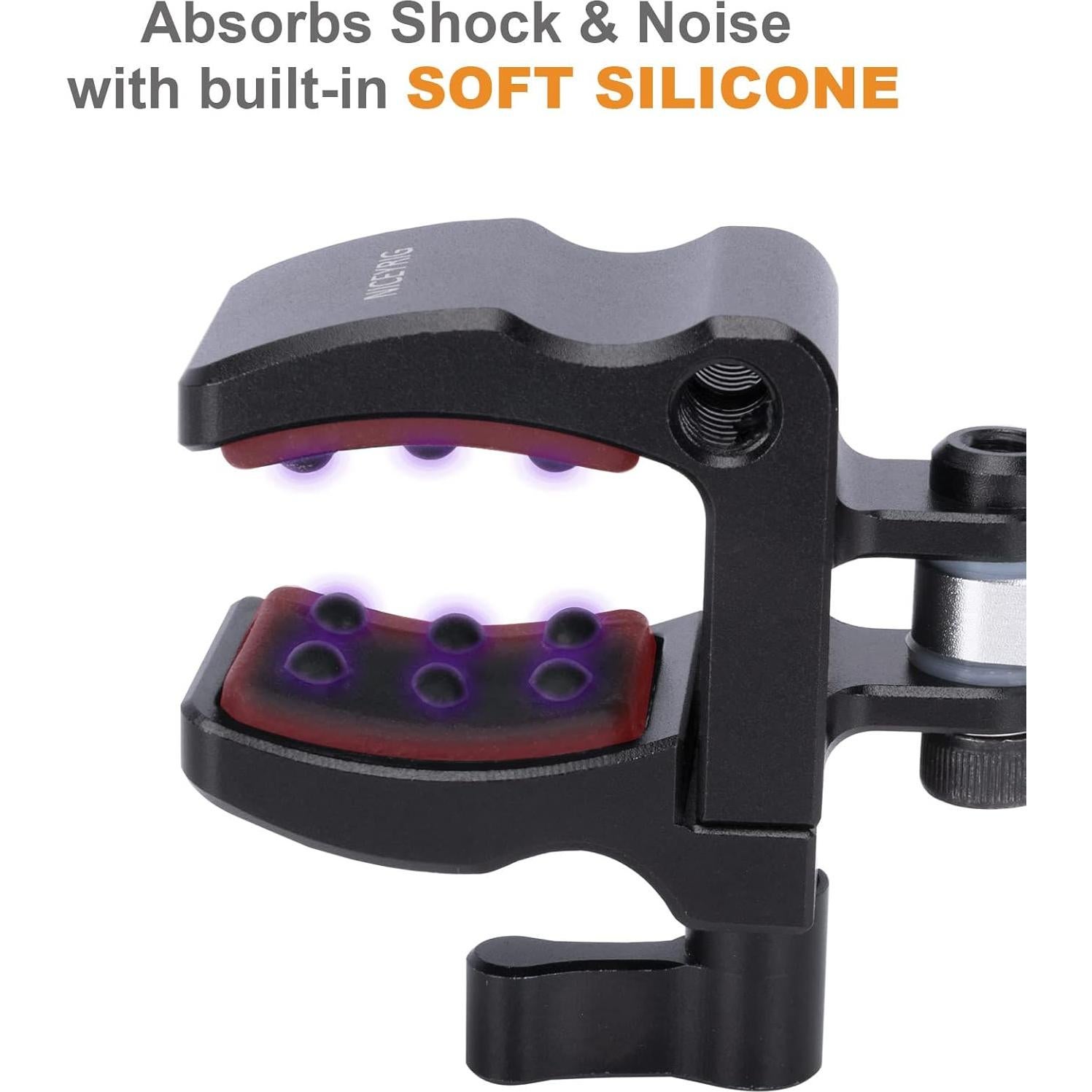 Soporte de micrófono tipo escopeta NICEYRIG US-549, 18.5-35 mm