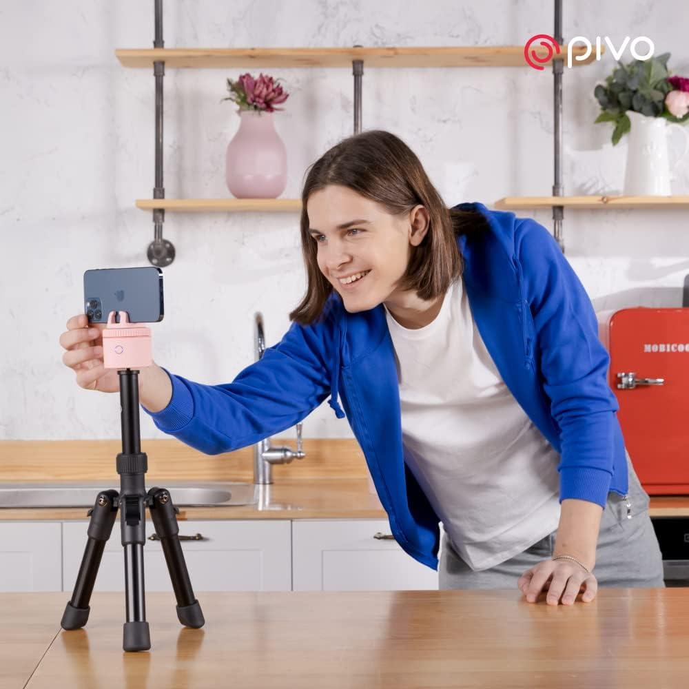 Mini Trípode Pivo de Aluminio 35.56 cm para Smartphone y Cámara