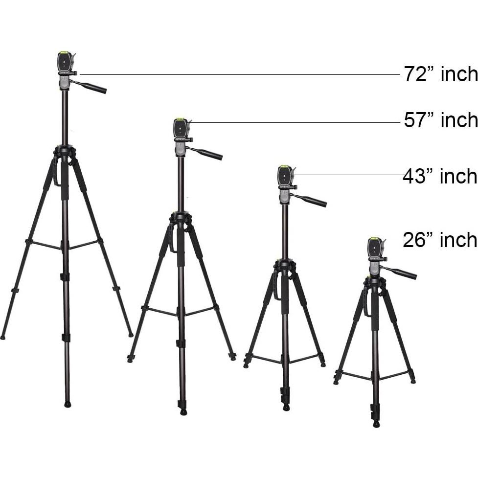Trípode Profesional eCost 182.88 cm para Canon Nikon Sony
