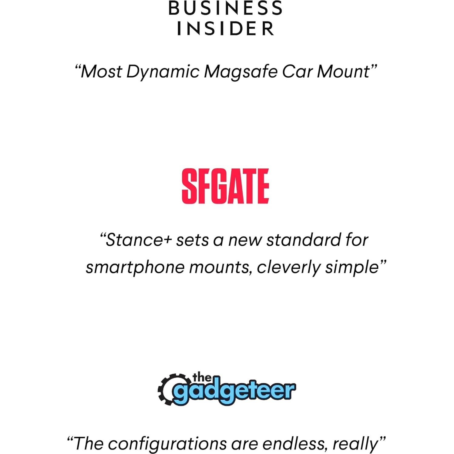 Soporte Magnético Kenu Stance+ 10 en 1 para Móvil Negro