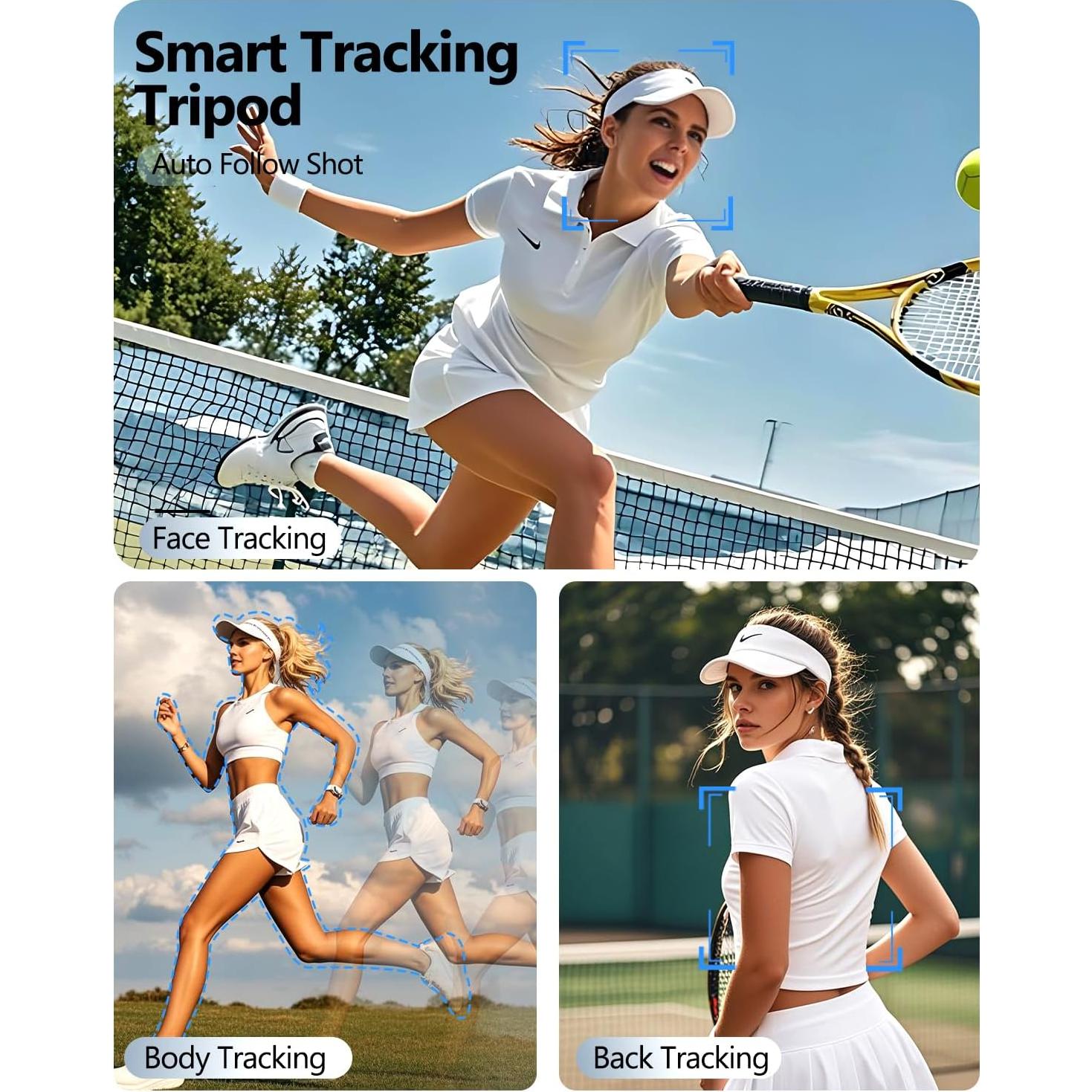 Trípode UBeesize 70'' con Seguimiento Automático y Luz LED