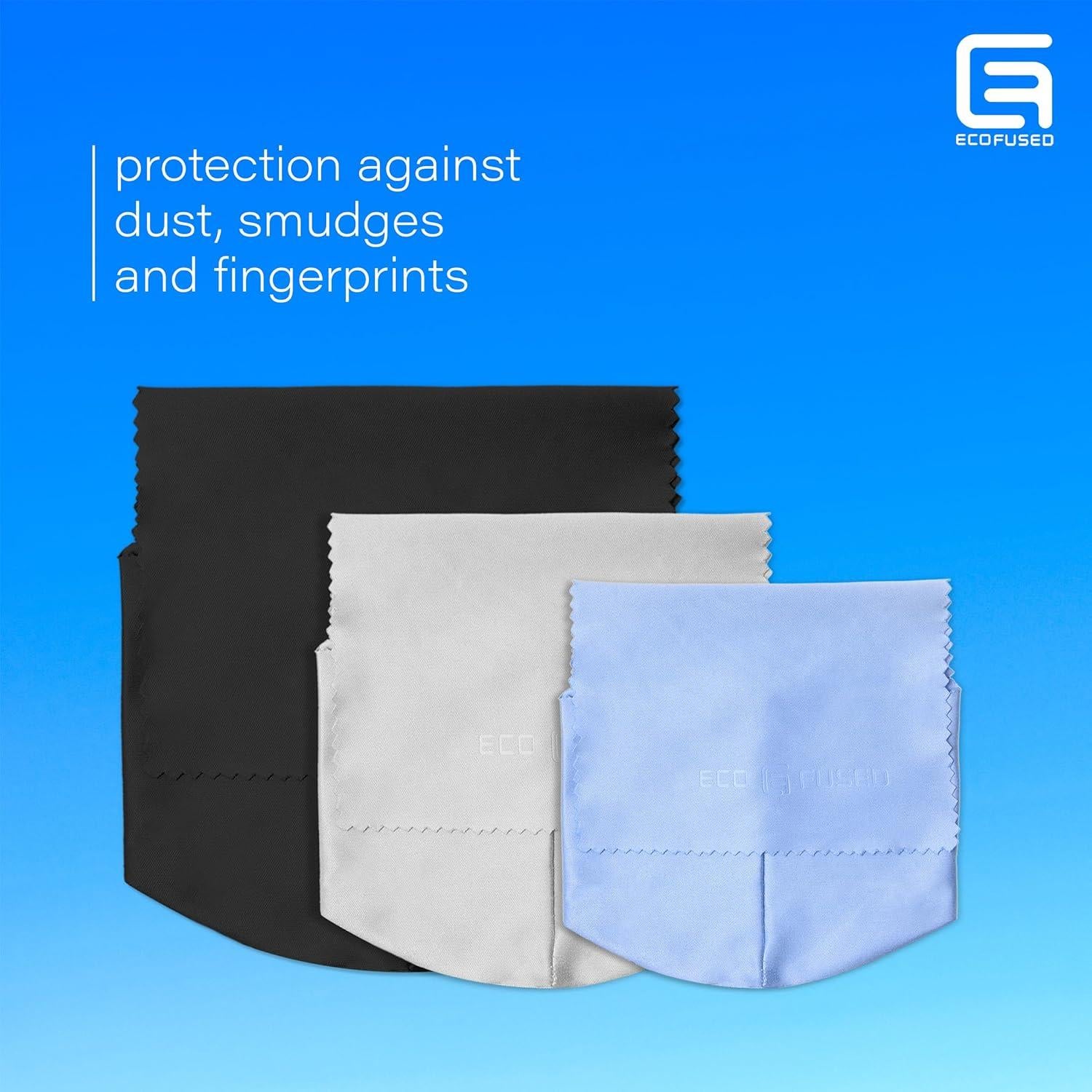 Bolsas de Lente de Microfibra Eco-Fused - Paquete de 4