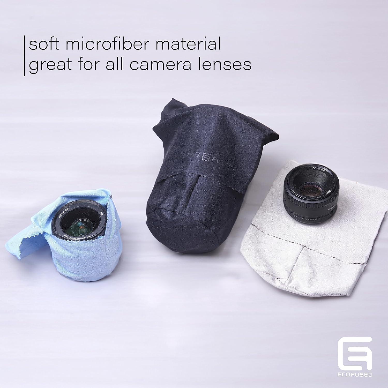 Bolsas de Lente de Microfibra Eco-Fused - Paquete de 4