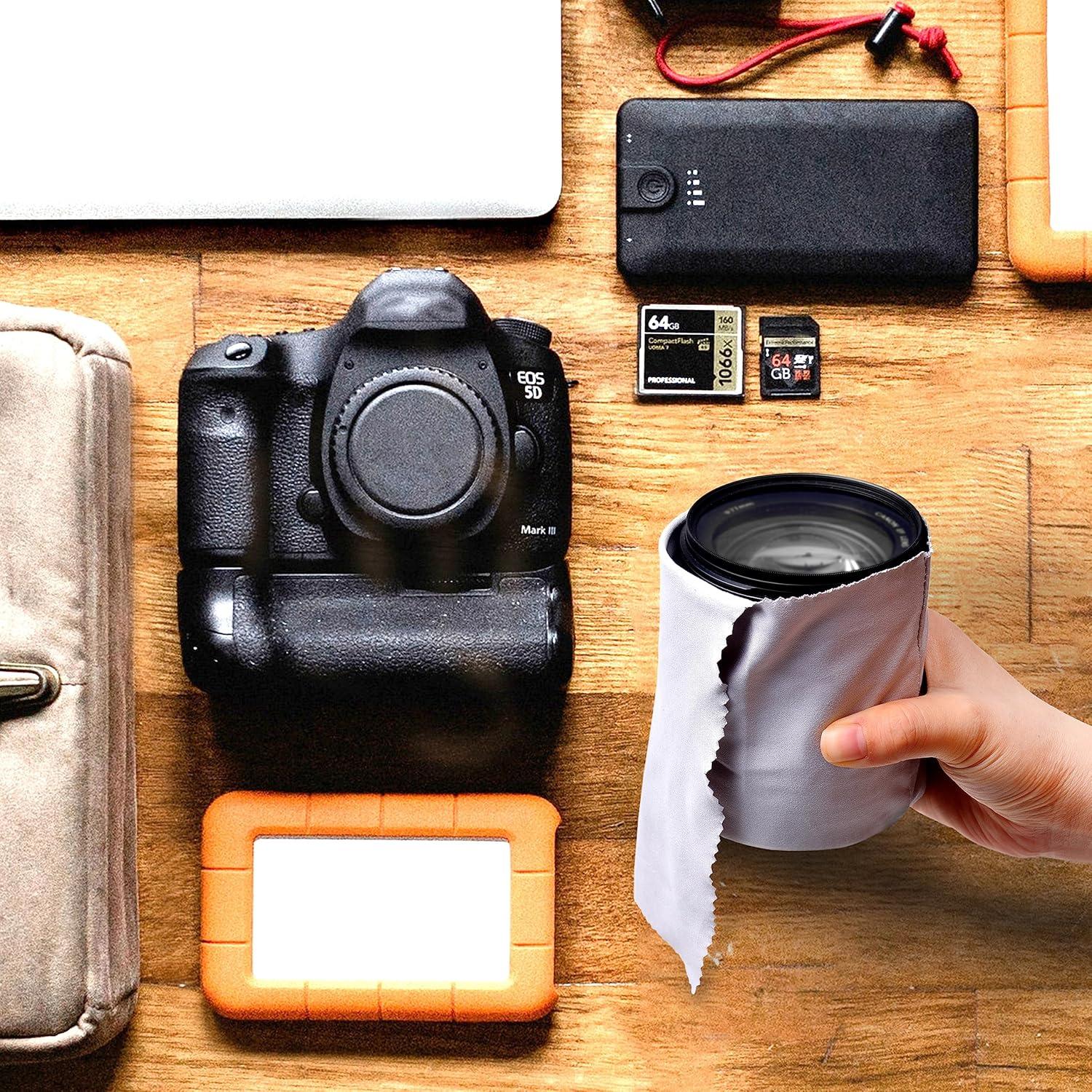 Bolsas de Lente de Microfibra Eco-Fused - Paquete de 4