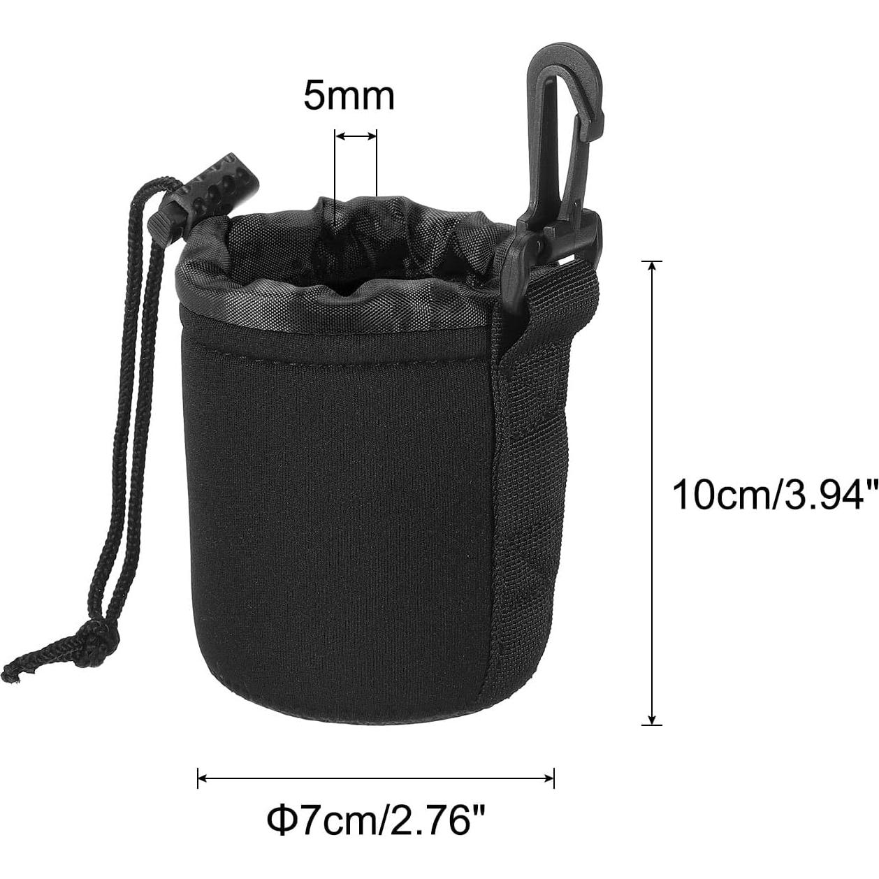 Bolsa de Lente Neopreno PATIKIL 2 Pcs 7x10 cm Impermeable